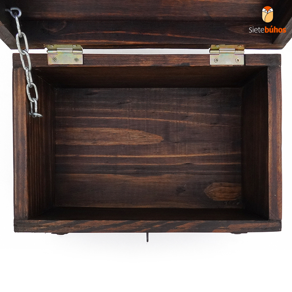 Baúl de madera de pino (33x22x24cm) - Imagen 3