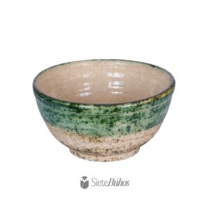 Alternative view of Bowl loza pequeño verde-arena #3